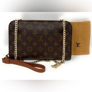Louis Vuitton Orsay Wristlet Clutch Bag Crossbody Bag